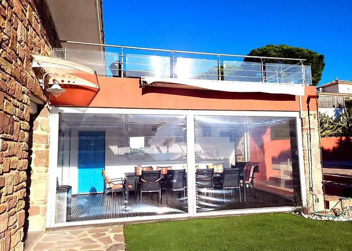 Villa Palm' Issambres 6 Personnes, Clim, Avec Piscine, Jardin Et Parking Prives