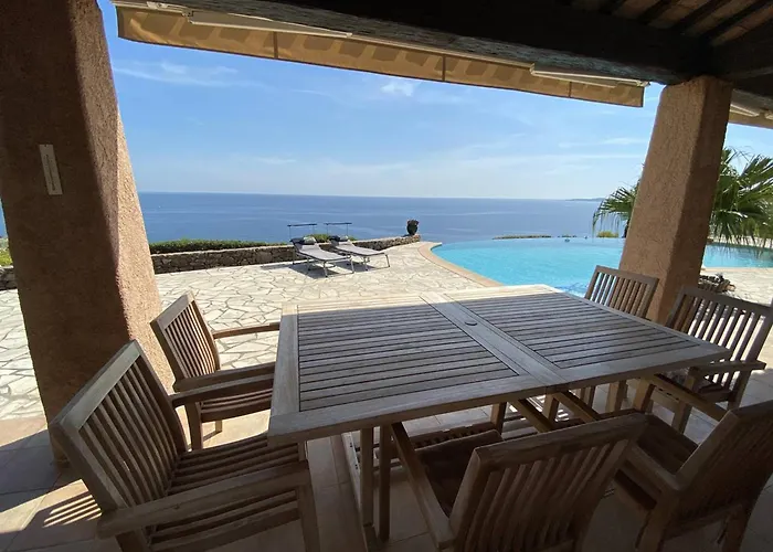 Villa Avec Piscine A Debordement Et Climatisation, Cote D'Azur - Fr-1-768-71